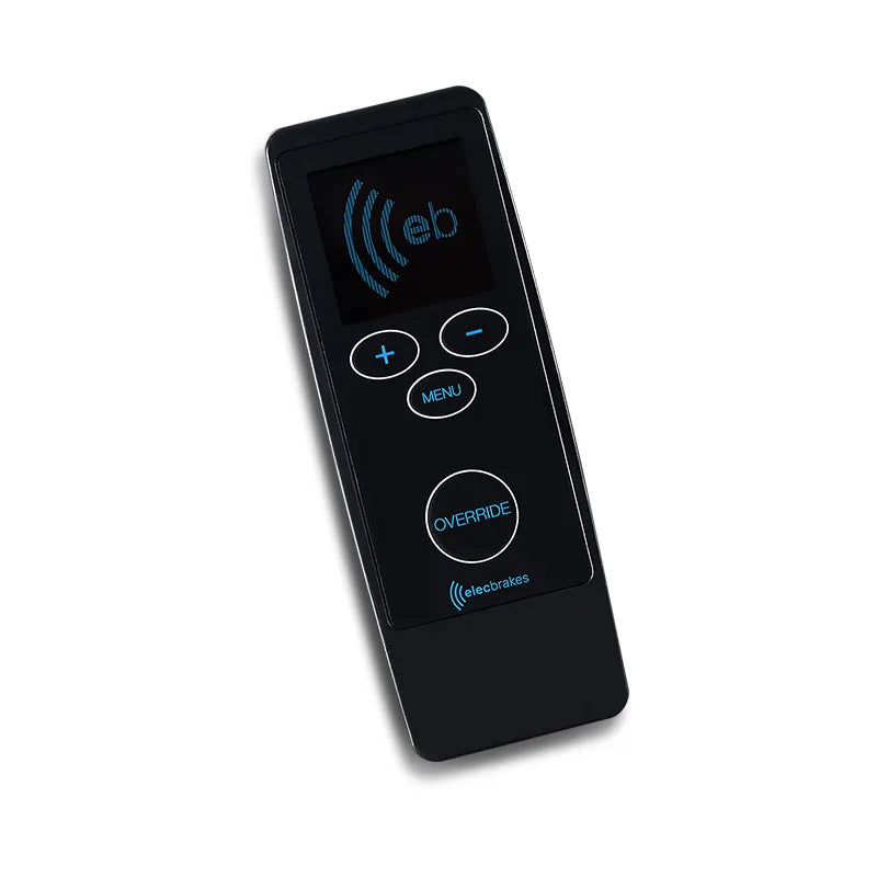 Elecbrakes EBR Remote Control, USB Cable and 12-24V Plug