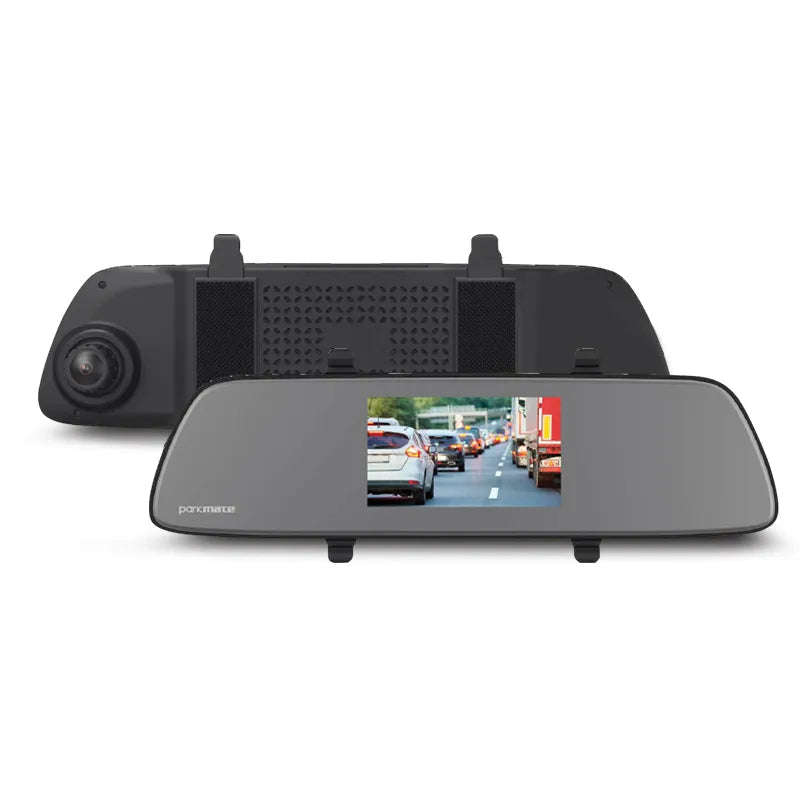 Parkmate MCPK-502DVR 5.0” Touch Screen Mirror DVR with 1080P Front & Rear Recording
