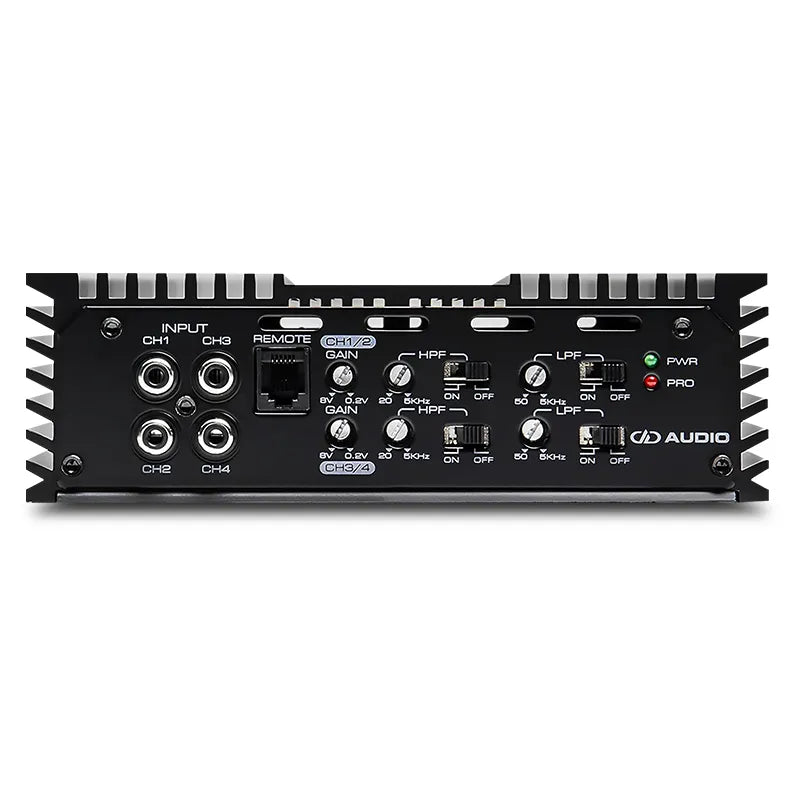 DD Audio DD-SS4B 1000W Compact 4-Channel Amplifier