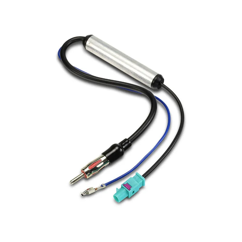 Aerpro APA59 Universal Aftermarket Headunit Antenna Adaptor Male Din & Female Fakra with Phantom Power Supply
