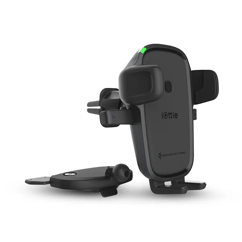 iOttie HLCRIO143 Easy One Touch Wireless 2 Air Vent/CD Mount Phone Holder