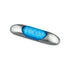 LED Autolamps 68B Interior LED Light 12v Blue Lens Chrome Housing 10cm Cable Blister Pack