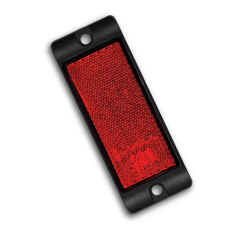 LED Autolamps 7035RB Red Reflector With Mounting - Box of 100