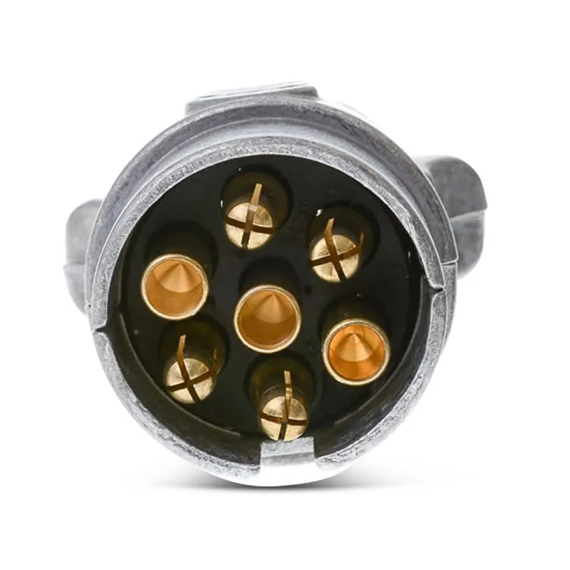 OEX ACX2807 7 Pin Large Round Plug Metal