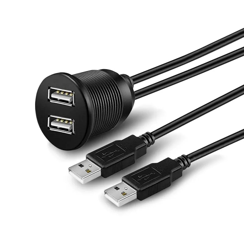 InstallPRO IPUSBD3 3ft Dual USB Flush Extension Kit