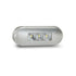LED Autolamps 86AMB 12/24V Amber Marker Clear Lens Coloured LEDs Stainless Steel Bezel
