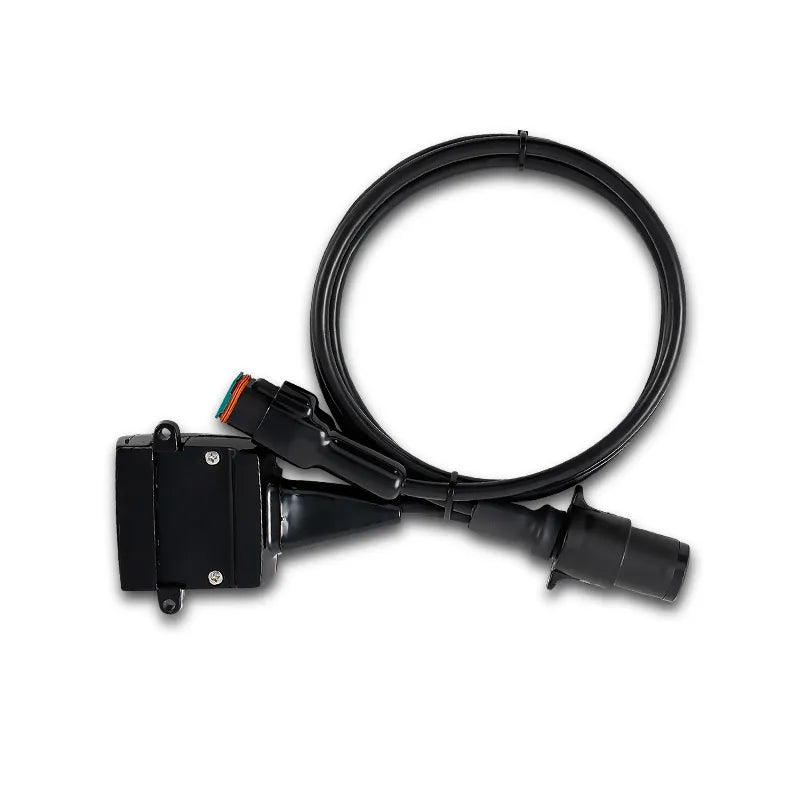 Elecbrakes A 7SR-12 Plug and Play Adapter -  7 Small Round to 12 Flat Socket