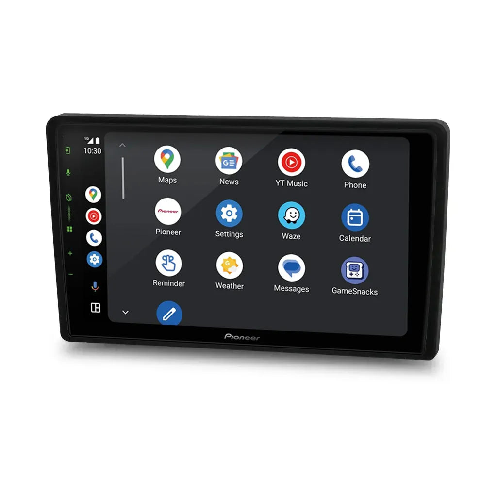 Pioneer DMH-AP6650BT 9" Apple CarPlay/Android Auto Wireless AV Receiver Bundle for Pioneer DMH-AP6650BT 9 with HR9-TY001 Fascia & Aerpro APP8PIO9 APP8 Secondary ISO Harness Suit Pioneer AV Headunits (13-Pin Connector) Harness