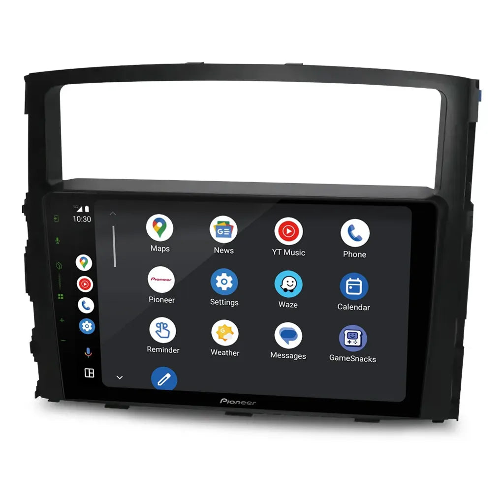 Pioneer DMH-AP6650BT 9" Apple CarPlay/Android Auto Wireless AV Receiver Bundle for Pioneer DMH-AP6650BT 9 with HR9-MT001 Fascia & Aerpro APP8PIO9 APP8 Secondary ISO Harness Suit Pioneer AV Headunits (13-Pin Connector) Harness