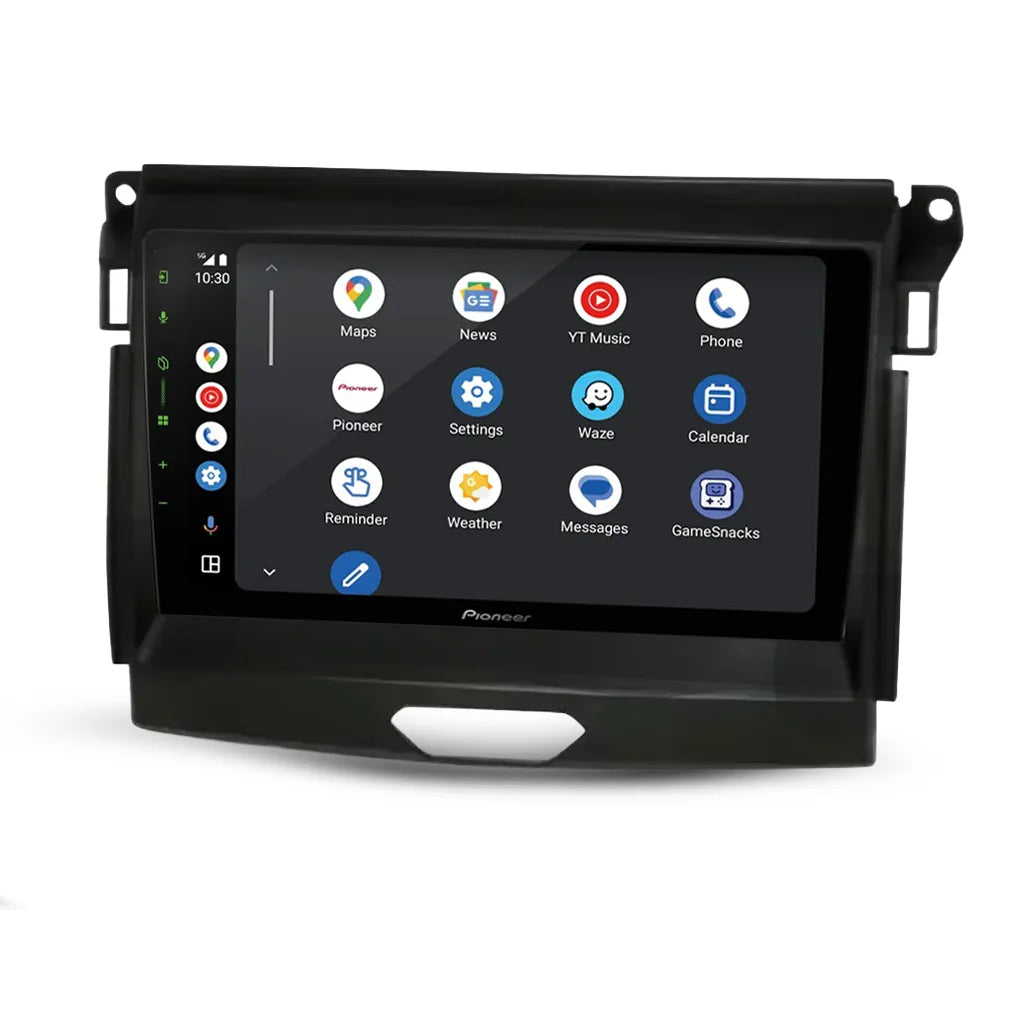Pioneer DMH-AP6650BT 9" Apple CarPlay/Android Auto Wireless AV Receiver Bundle for Pioneer DMH-AP6650BT 9 with HR9-FD002 Fascia & Aerpro APP8PIO9 APP8 Secondary ISO Harness Suit Pioneer AV Headunits (13-Pin Connector) Harness