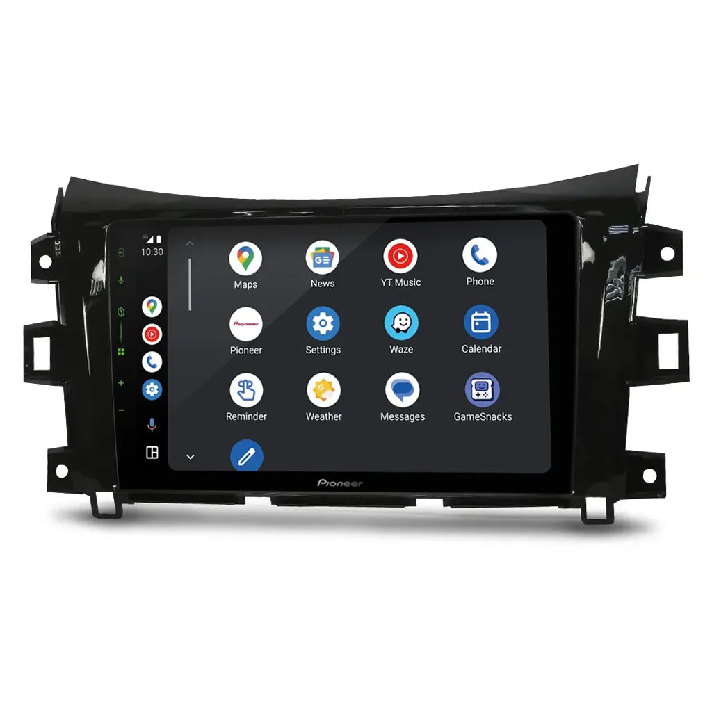 Pioneer DMH-AP6650BT 9" Apple CarPlay/Android Auto Wireless AV Receiver Bundle for Pioneer DMH-AP6650BT 9 with HR9-NS001 Fascia & Aerpro APP8PIO9 APP8 Secondary ISO Harness Suit Pioneer AV Headunits (13-Pin Connector) Harness