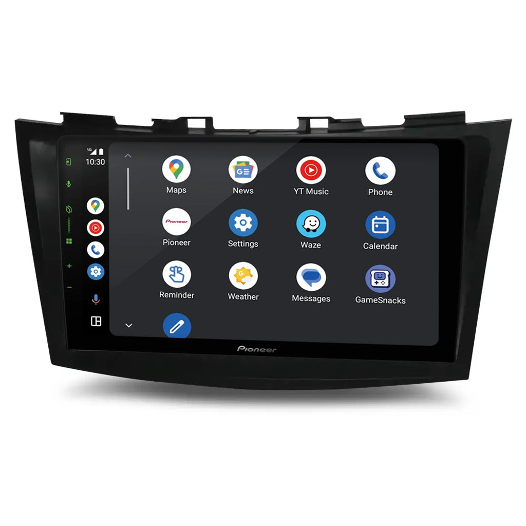 Pioneer DMH-AP6650BT 9" Apple CarPlay/Android Auto Wireless AV Receiver Bundle for Pioneer DMH-AP6650BT 9 with HR9-SZ001 Fascia & Aerpro APP8PIO9 APP8 Secondary ISO Harness Suit Pioneer AV Headunits (13-Pin Connector) Harness