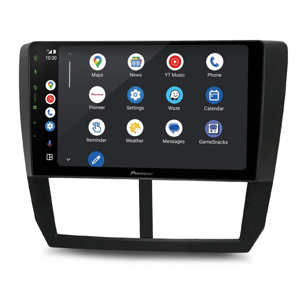 Pioneer DMH-AP6650BT 9" Apple CarPlay/Android Auto Wireless AV Receiver Bundle for Pioneer DMH-AP6650BT 9 with HR9-SB001 Fascia & Aerpro APP8PIO9 APP8 Secondary ISO Harness Suit Pioneer AV Headunits (13-Pin Connector) Harness