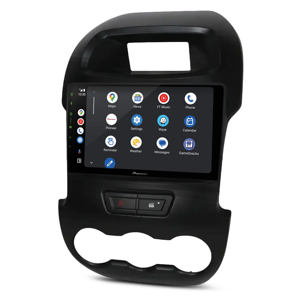 Pioneer DMH-AP6650BT 9" Apple CarPlay/Android Auto Wireless AV Receiver Bundle for Pioneer DMH-AP6650BT 9 with HR9-FD001 Fascia & Aerpro APP8PIO9 APP8 Secondary ISO Harness Suit Pioneer AV Headunits (13-Pin Connector) Harness