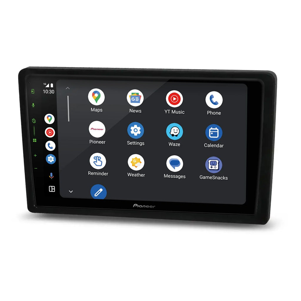 Pioneer DMH-AP6650BT 9" Apple CarPlay/Android Auto Wireless AV Receiver Bundle for Pioneer DMH-AP6650BT 9 with HR9-TY002 Fascia & Aerpro APP8PIO9 APP8 Secondary ISO Harness Suit Pioneer AV Headunits (13-Pin Connector) Harness