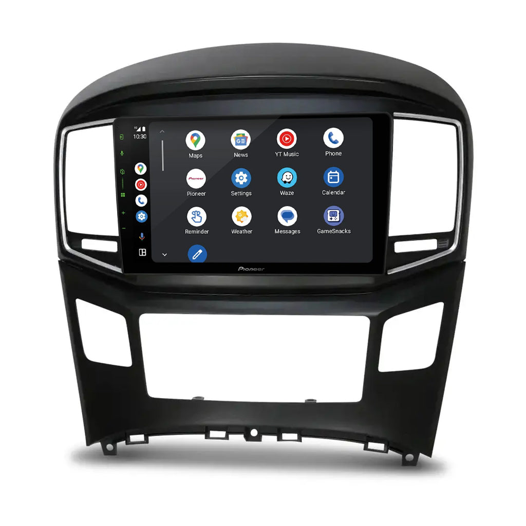 Pioneer DMH-AP6650BT 9" Apple CarPlay/Android Auto Wireless AV Receiver Bundle for Pioneer DMH-AP6650BT 9 with HR9-HY001 Fascia & Aerpro APP8PIO9 APP8 Secondary ISO Harness Suit Pioneer AV Headunits (13-Pin Connector) Harness