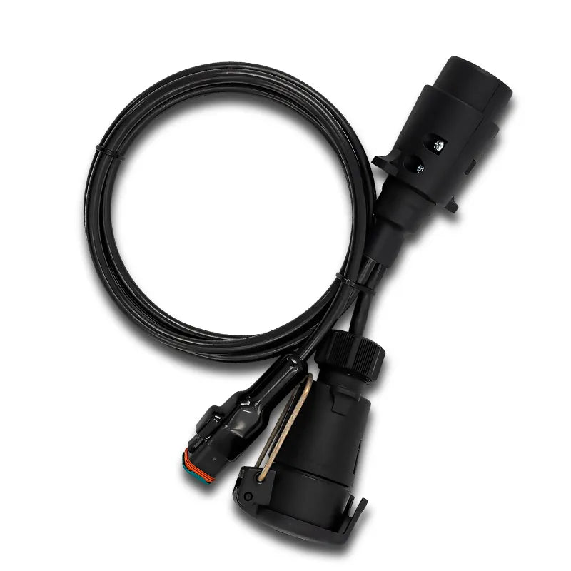 Elecbrakes A 7LR-7LR Plug and Play Adapter - 7 Large Round to 7 Large Round Socket