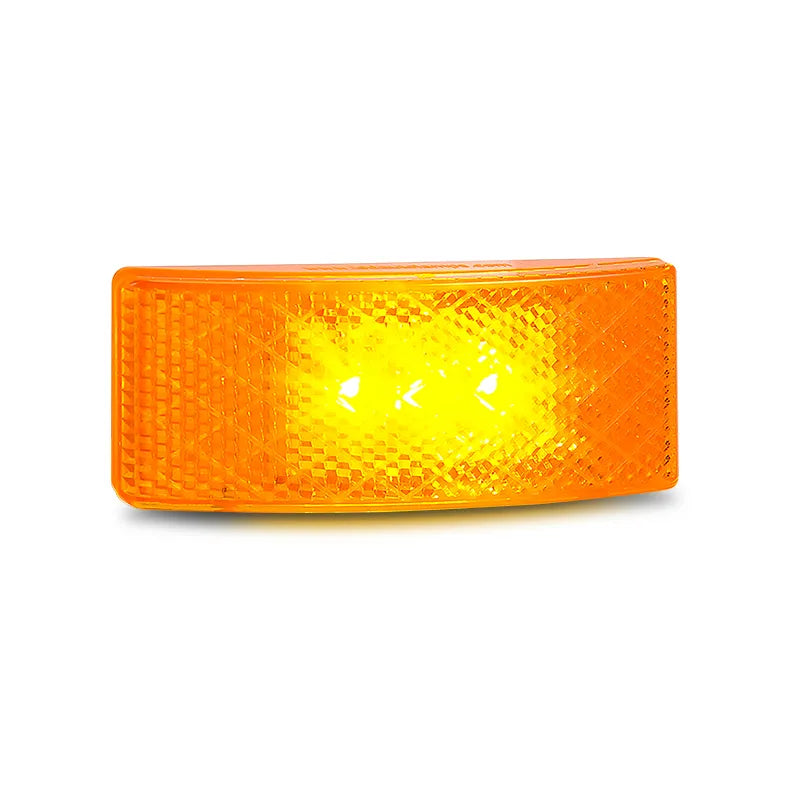 LED Autolamps EU38AMHD 12/24V Amber Side Marker With In Built Reflector