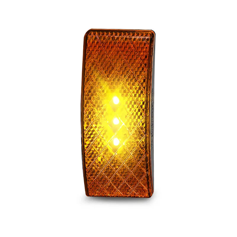 LED Autolamps EU38BAMHDB Amb 3 LED Side Marker with Reflector