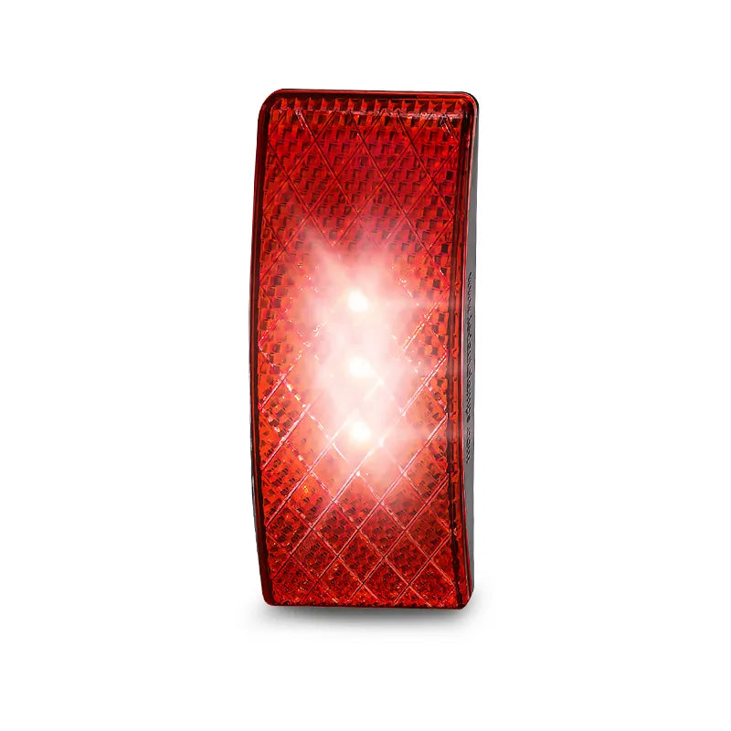 LED Autolamps EU38BRMHDB Red 3 LED Side Marker with Reflector