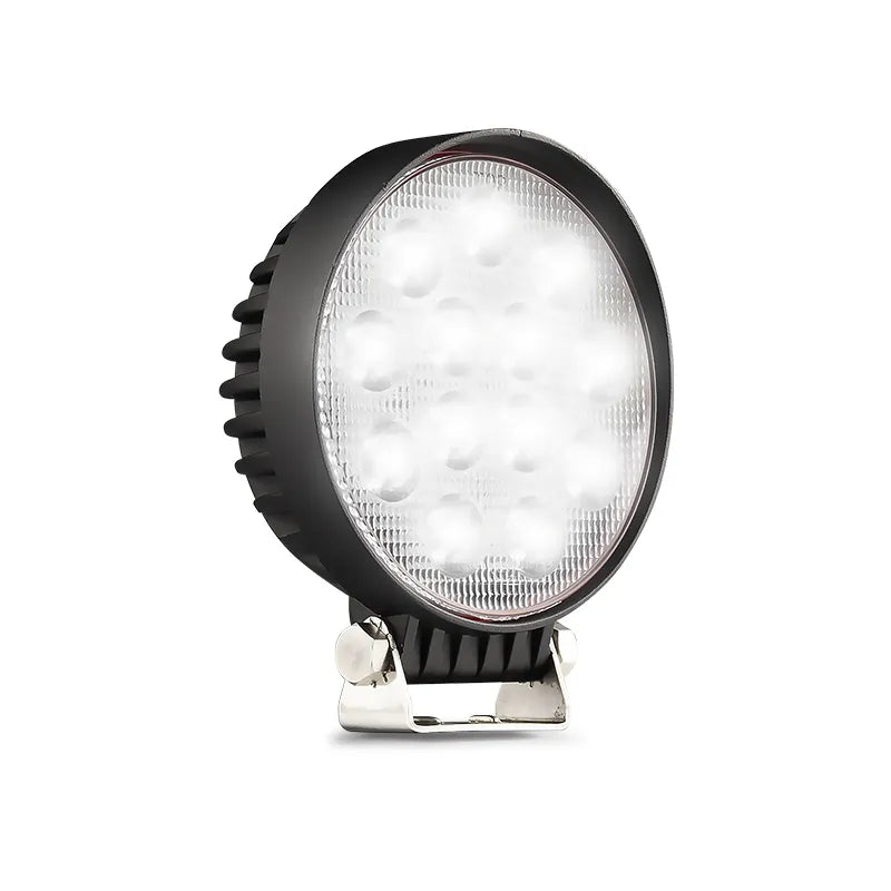 LED Autolamps FL39W 10/30V Heavy Duty 39 Watt Flood Lamp Black Die Cast Alloy
