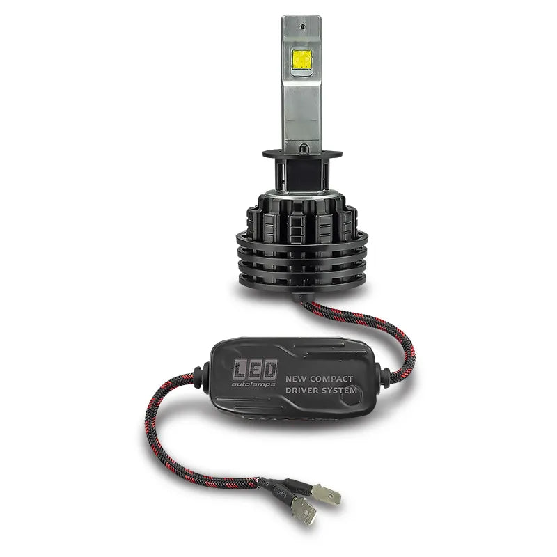 LED Autolamps H1-5000LM 9/32V H1 LED Headlight Kit Single Beam Twin Blister