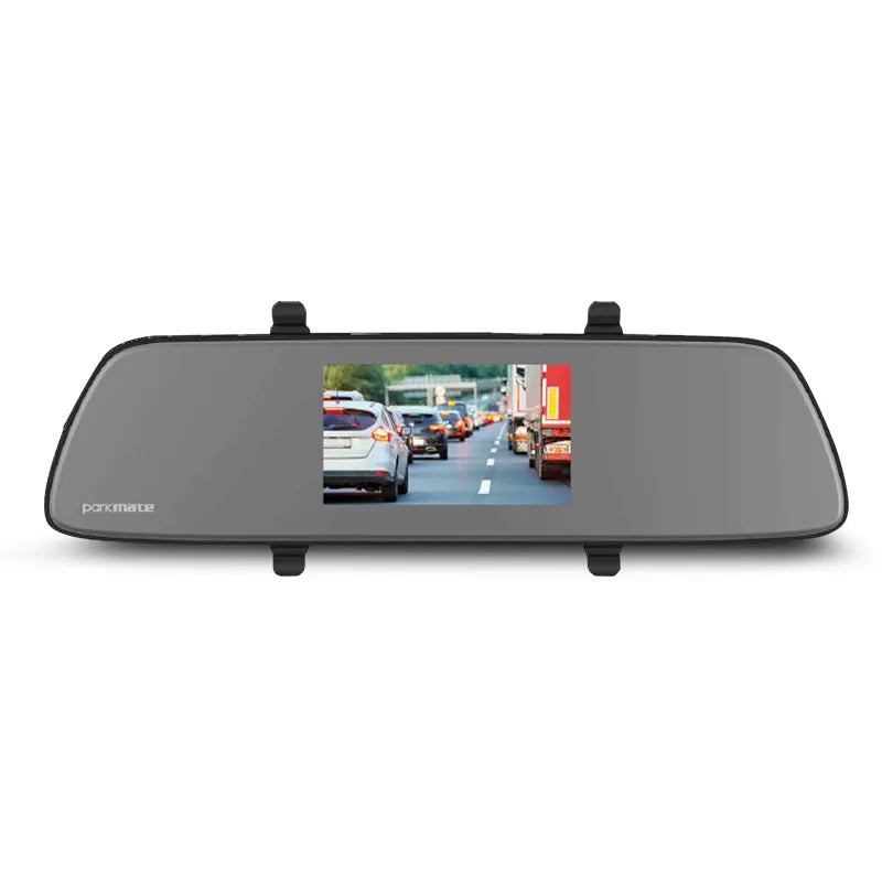 Parkmate MCPK-502DVR 5.0” Touch Screen Mirror DVR with 1080P Front & Rear Recording