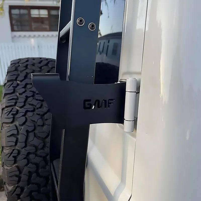 GMF4x4 TG-027E (027E-TG) Tail Gate UHF Antenna Bracket (Extended Strut and/or Ladder) To Suit Suzuki Jimny 2018+