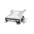 GMF4x4 AIR-3001 (3001-AIR) Under Seat Air Compressor Bracket To Suit Toyota Landcruiser LC79