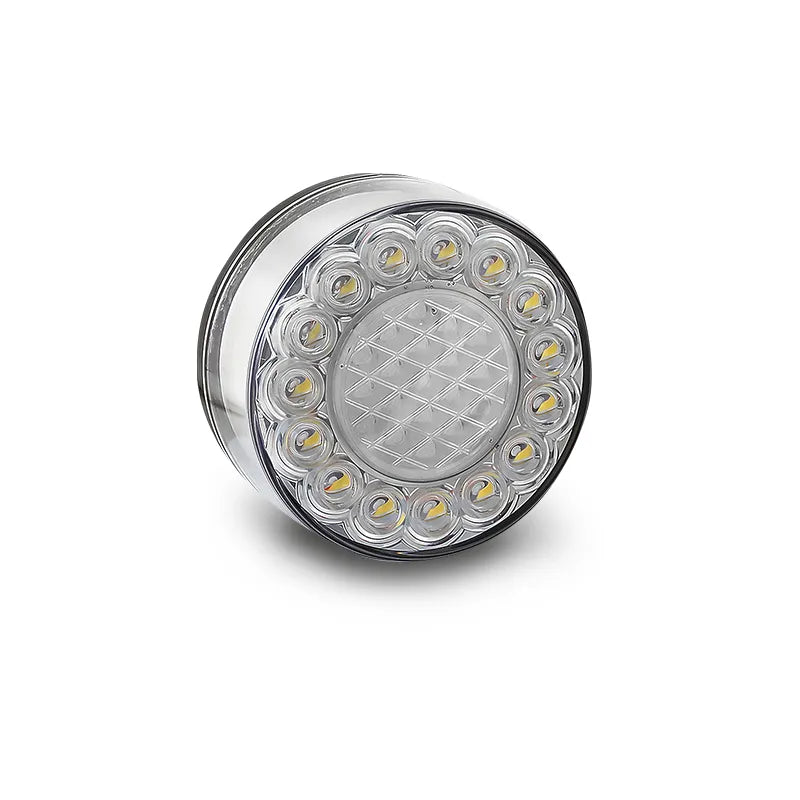LED Autolamps 80AW 12V Front Indicator/Marker Lamp 80mm Round Blister Pack