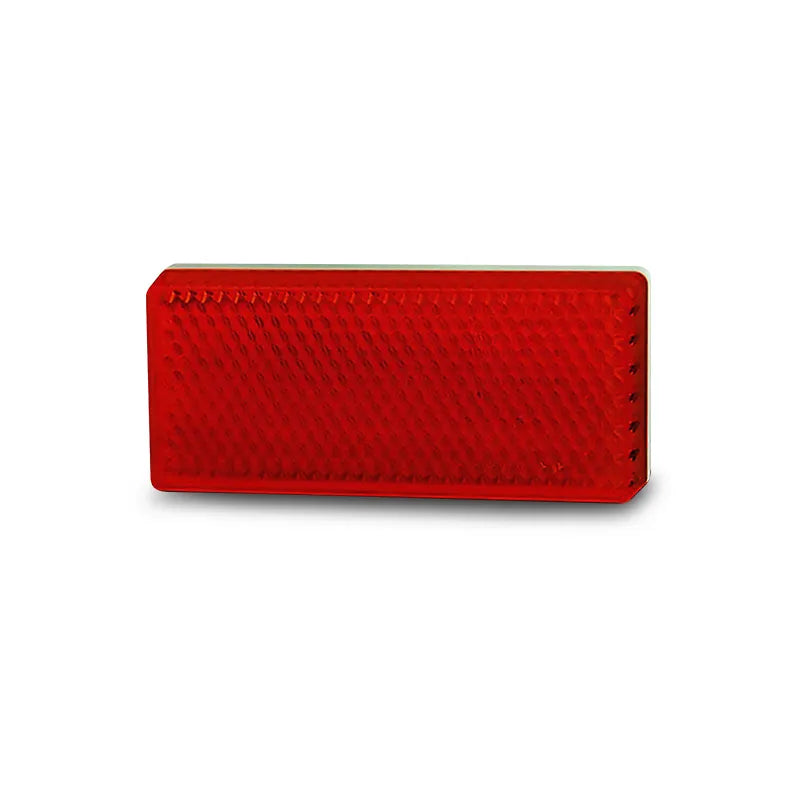 LED Autolamps 7030RB Reflector Red Self Adhesive 100 Pack