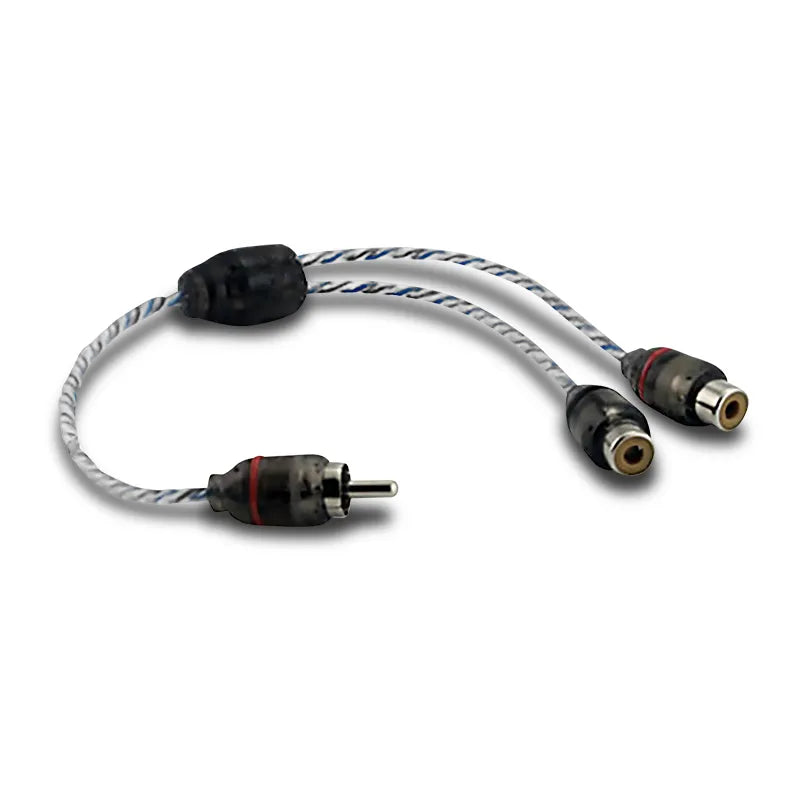 DNA BRCA421BU Bulk 1 Male RCA to 2 Female RCA Y Split Pro Spec Interconnect Audio Cable