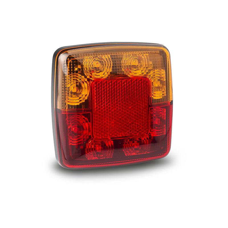 LED Autolamps 98BAR2 Stop/Tail/Indicator/Reflector LED 12v Only 40cm Cable & Plug Twin Blister Pack