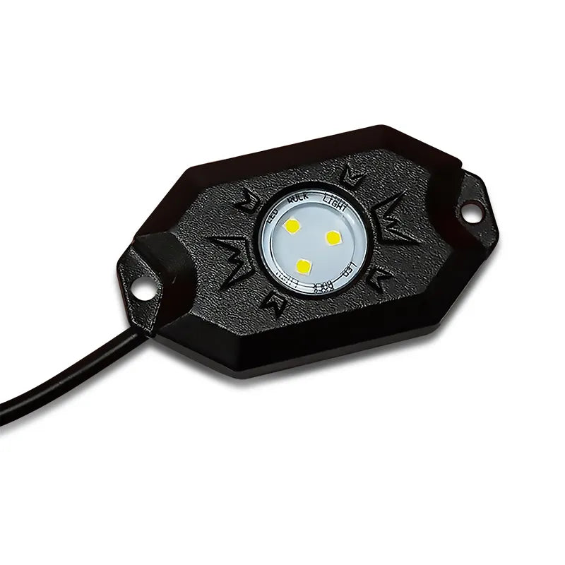 TrailPRO TPWHITERL2 Twin White LED Rock Light Set