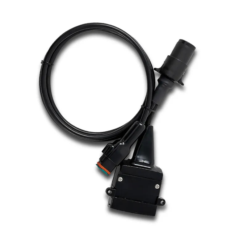 Elecbrakes A 7SR-12 Plug and Play Adapter -  7 Small Round to 12 Flat Socket