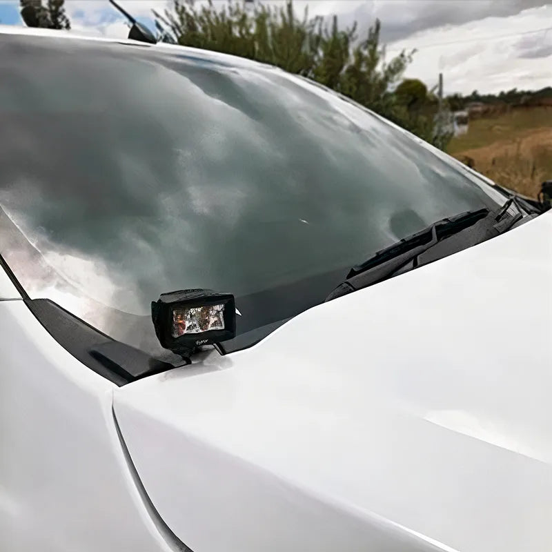 GMF4x4 LB-022 (022-LB) LED Light Bonnet Mount brackets (No Lights) To Suit PX Ranger/Raptor 2011-2022 - Pair