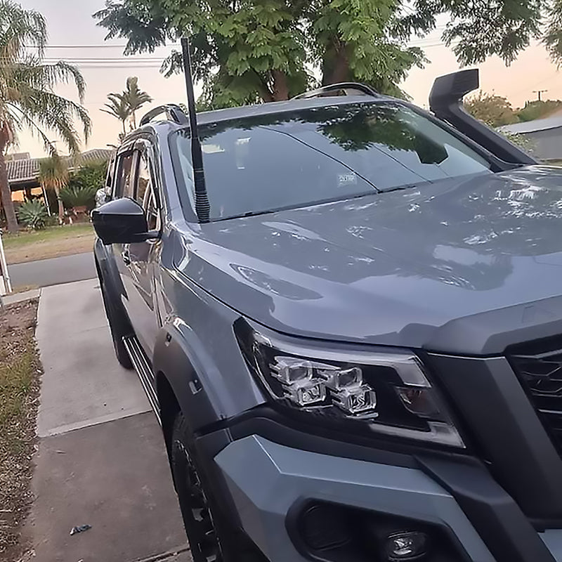 GMF4x4 BB-002D UHF Antenna Bonnet Bracket (No Struts) Suit Navara NP300 2015+ - Driver Side