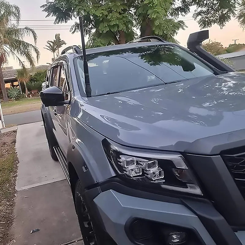 GMF4x4 BB-002D (002D-BB) UHF Antenna Bonnet Bracket (No Struts) Suit Navara NP300 2015+ - Driver Side