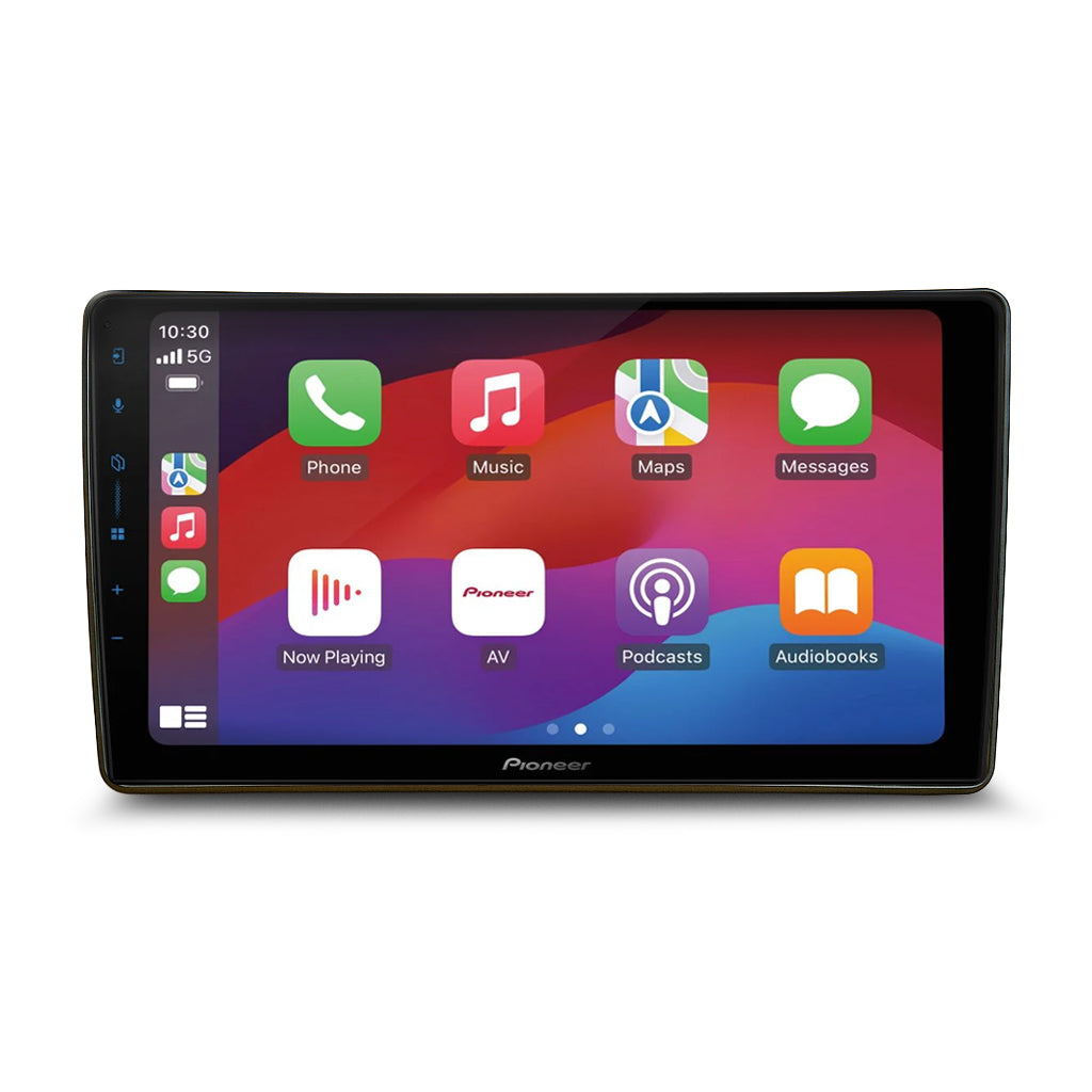 Pioneer DMH-AP6650BT 9" Apple CarPlay/Android Auto Wireless AV Receiver Bundle for Pioneer DMH-AP6650BT 9 with SF9002 Fascia & Aerpro APP8PIO9 APP8 Secondary ISO Harness Suit Pioneer AV Headunits (13-Pin Connector) Harness