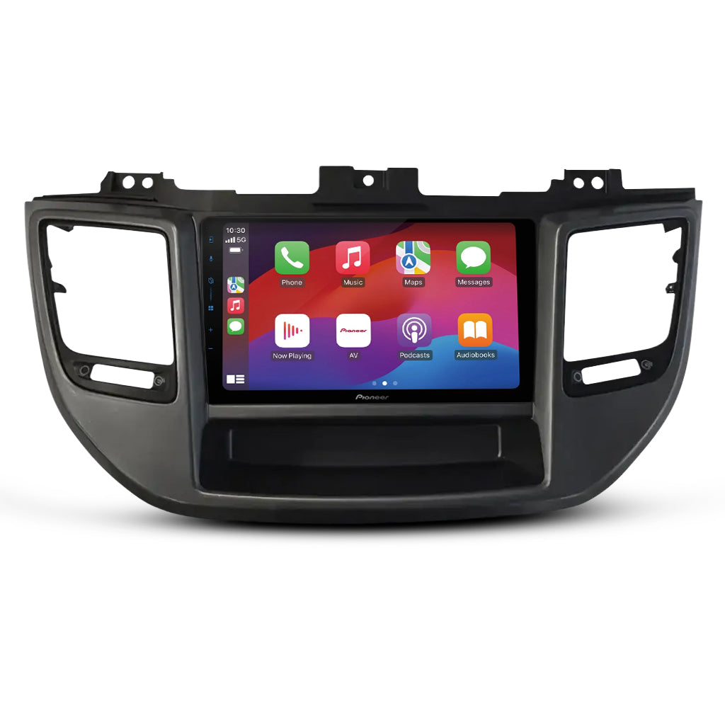 Pioneer DMH-AP6650BT 9" Apple CarPlay/Android Auto Wireless AV Receiver Bundle for Pioneer DMH-AP6650BT 9 with HR9-HY002 Fascia & Aerpro APP8PIO9 APP8 Secondary ISO Harness Suit Pioneer AV Headunits (13-Pin Connector) Harness