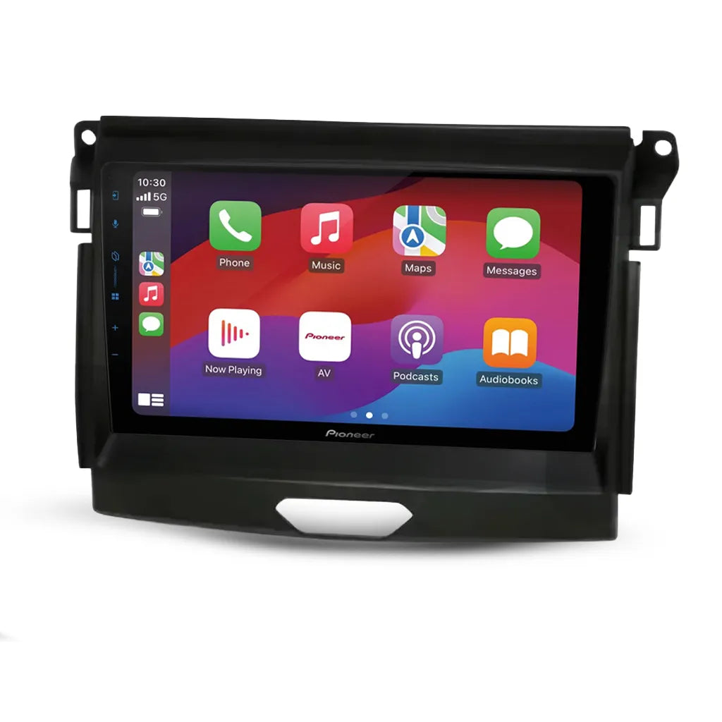 Pioneer DMH-AP6650BT 9" Apple CarPlay/Android Auto Wireless AV Receiver Bundle for Pioneer DMH-AP6650BT 9 with HR9-FD002 Fascia & Aerpro APP8PIO9 APP8 Secondary ISO Harness Suit Pioneer AV Headunits (13-Pin Connector) Harness