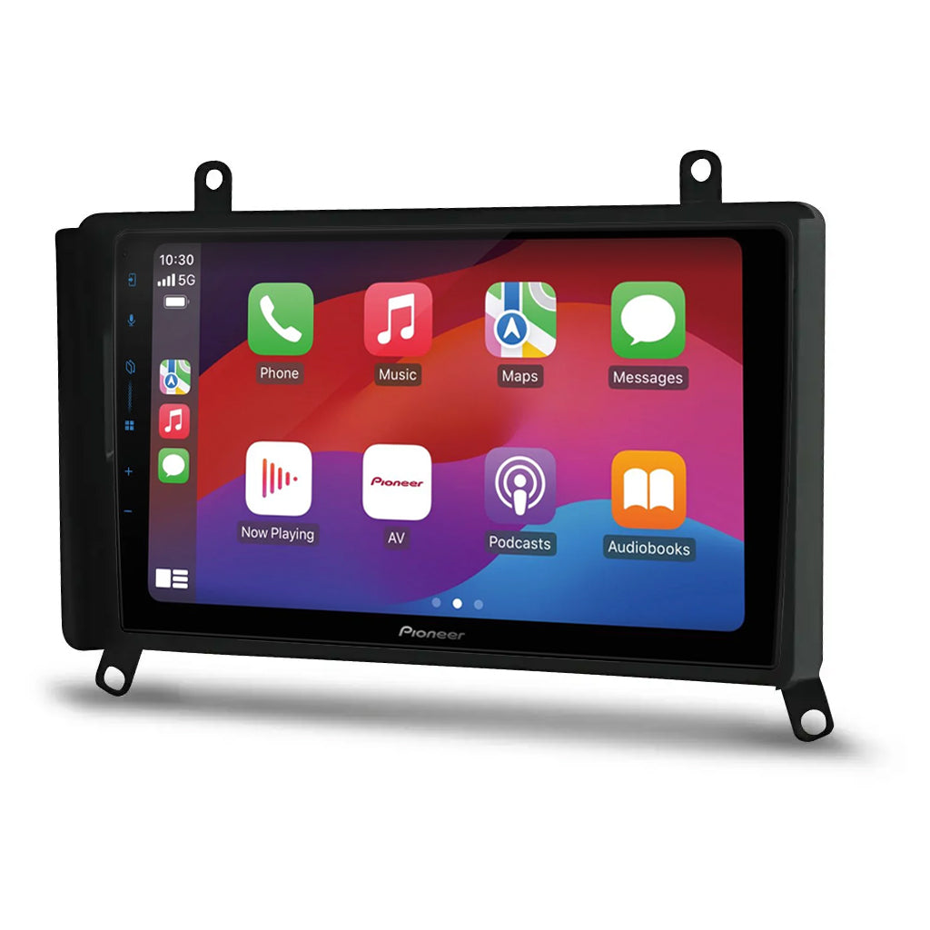 Pioneer DMH-AP6650BT 9" Apple CarPlay/Android Auto Wireless AV Receiver Bundle for Pioneer DMH-AP6650BT 9 with HR9-TY004 Fascia & Aerpro APP8PIO9 APP8 Secondary ISO Harness Suit Pioneer AV Headunits (13-Pin Connector) Harness