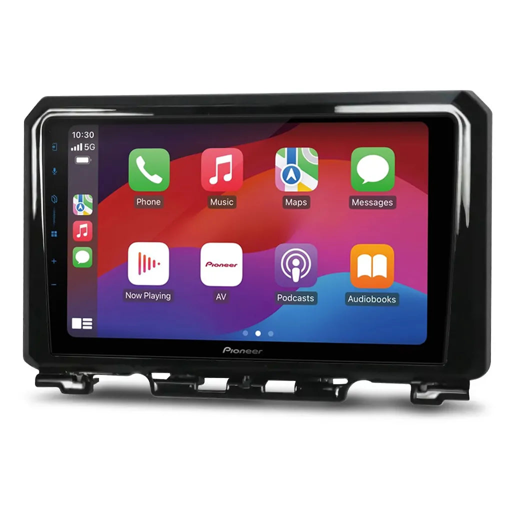 Pioneer DMH-AP6650BT 9" Apple CarPlay/Android Auto Wireless AV Receiver Bundle for Pioneer DMH-AP6650BT 9 with HR9-SZ004 Fascia & Aerpro APP8PIO9 APP8 Secondary ISO Harness Suit Pioneer AV Headunits (13-Pin Connector) Harness