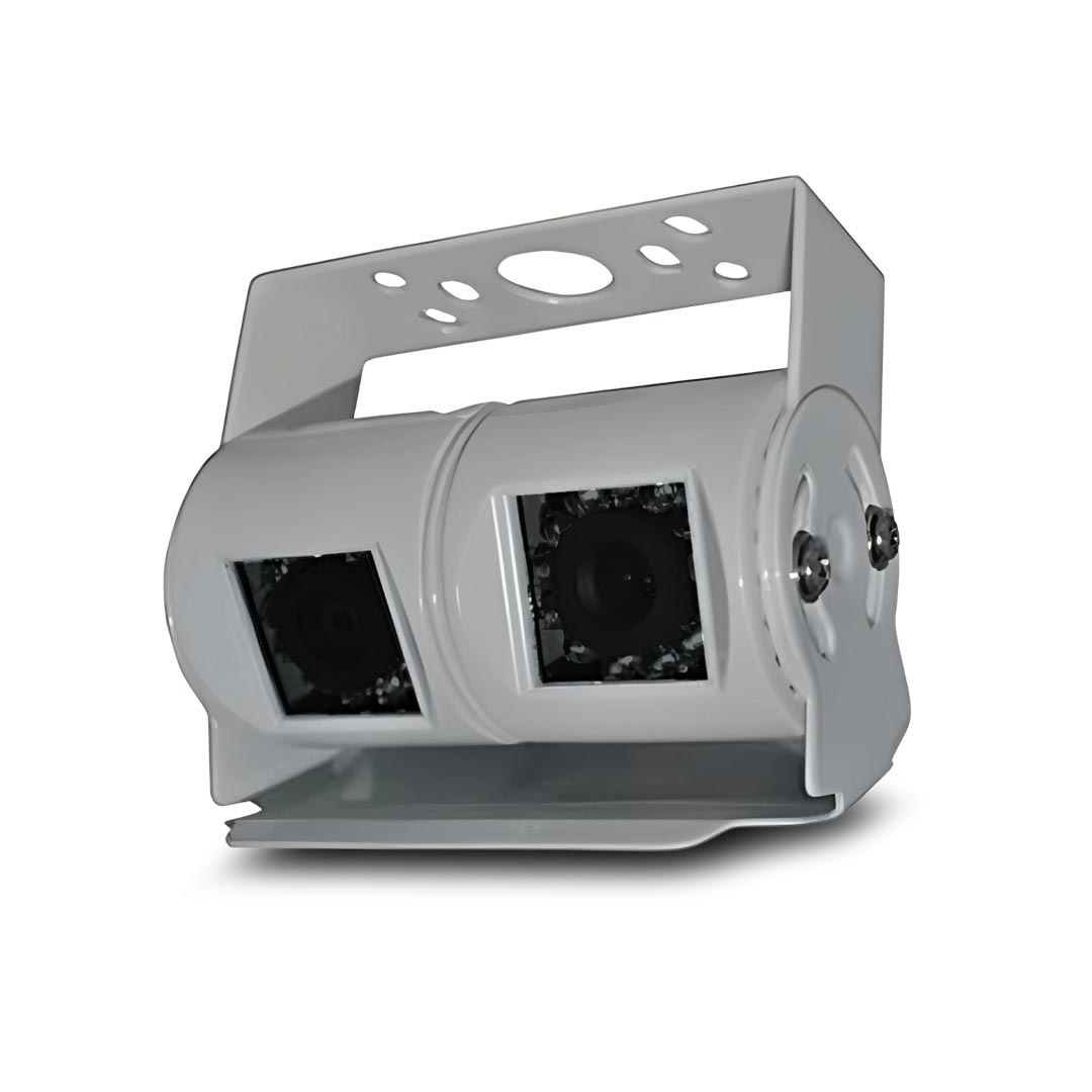 MONGOOSE MC420W Dual Cameras White - 2 Cameras in One Mounting Bracket System