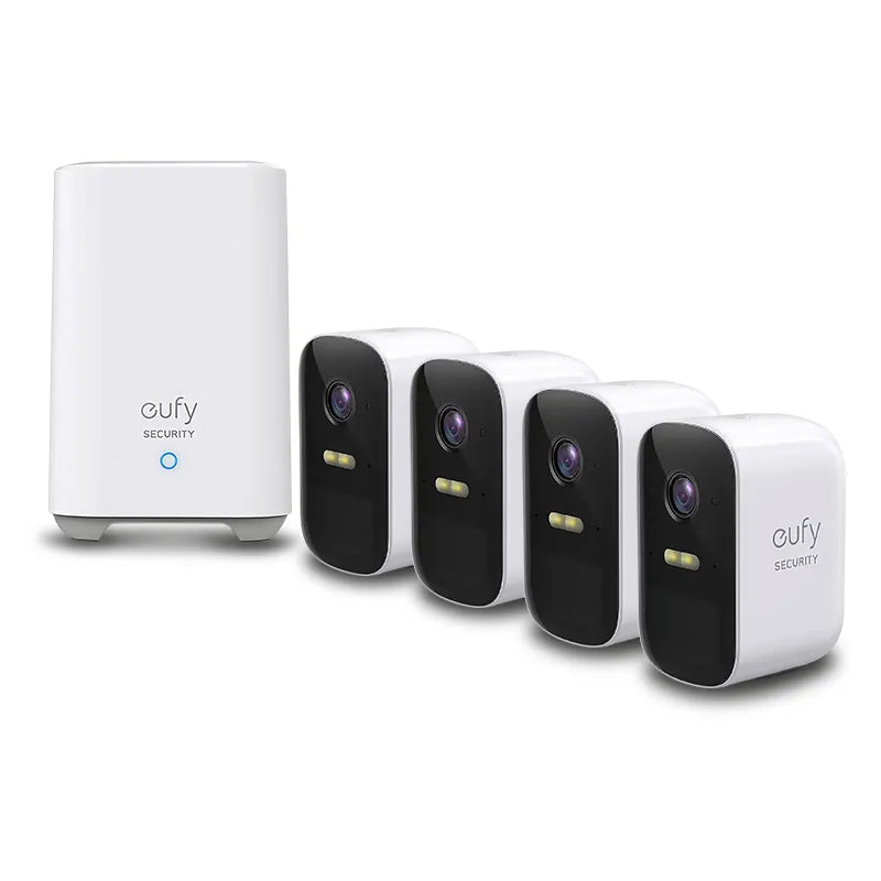 eufy T8863CD1 2C Pro Wireless Home Security System 2K 4-Camera Set