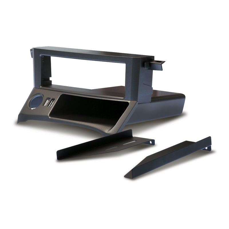 Aerpro FP9042 Single DIN Gun Metal Grey Facia Kit Suit Ford Falcon 2002 - 2008 BA, BF