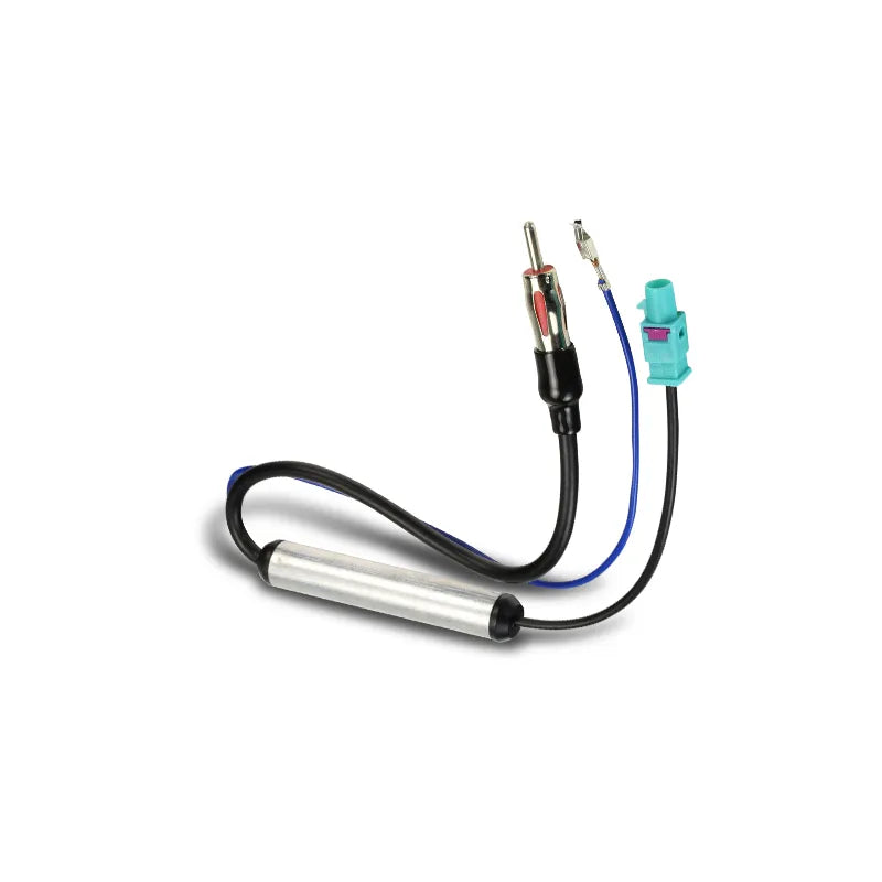 Aerpro APA59 Universal Aftermarket Headunit Antenna Adaptor Male Din & Female Fakra with Phantom Power Supply