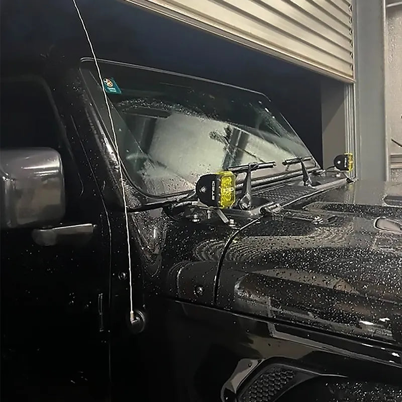 GMF4x4 LB-074 (074-LB) Bonnet LED Bracket To Suit Jeep Gladiator/Wrangler 2019+