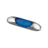 LED Autolamps 68B Interior LED Light 12v Blue Lens Chrome Housing 10cm Cable Blister Pack