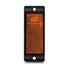 LED Autolamps 7035AB Vehicle Reflector Amber With Bracket Reflex Series
